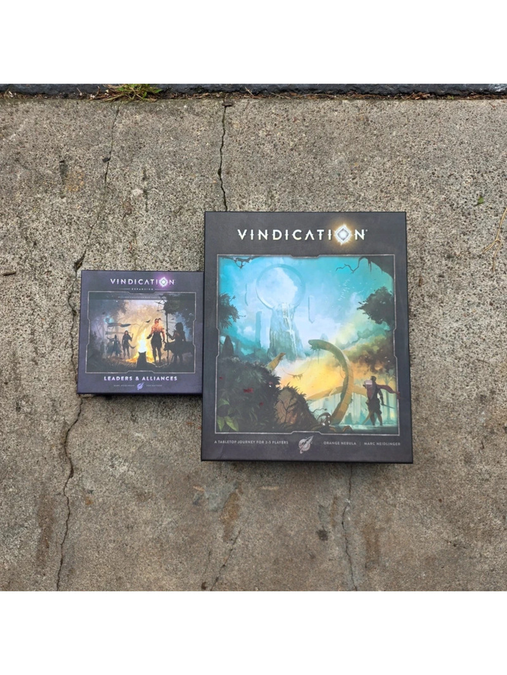 Vindication board game with Leaders & Alliances expansion